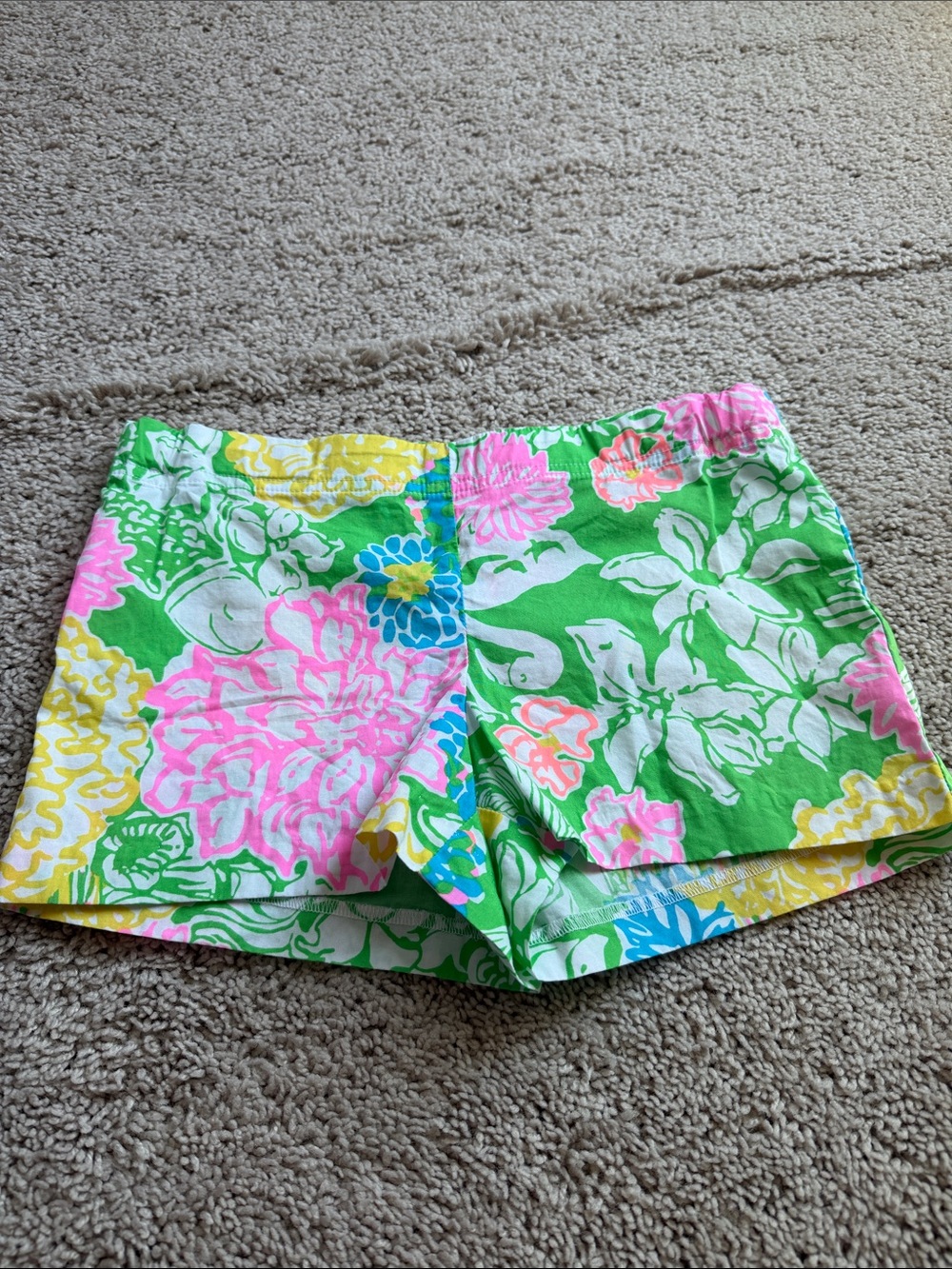 Lilly Pulitzer Kids Multi Hibiscus Stroll Shorts